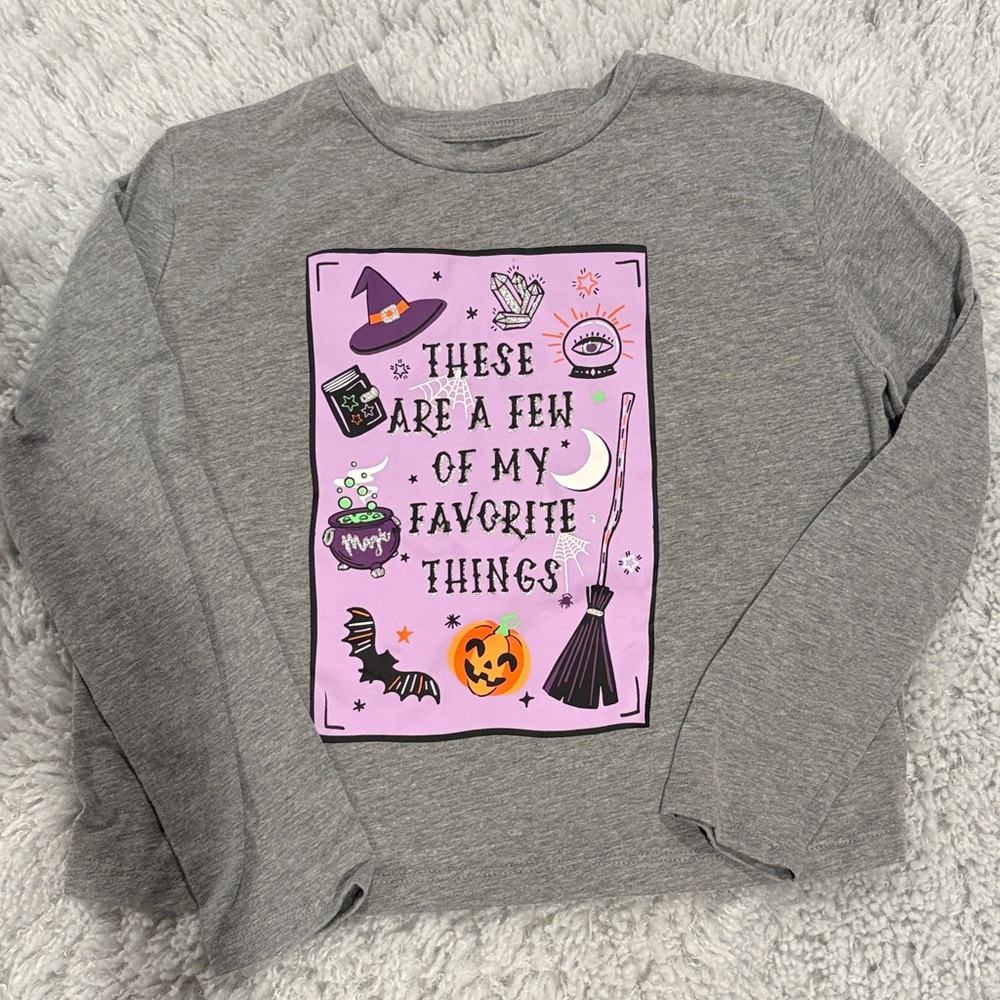 Gray Kids Halloween Matching Set
